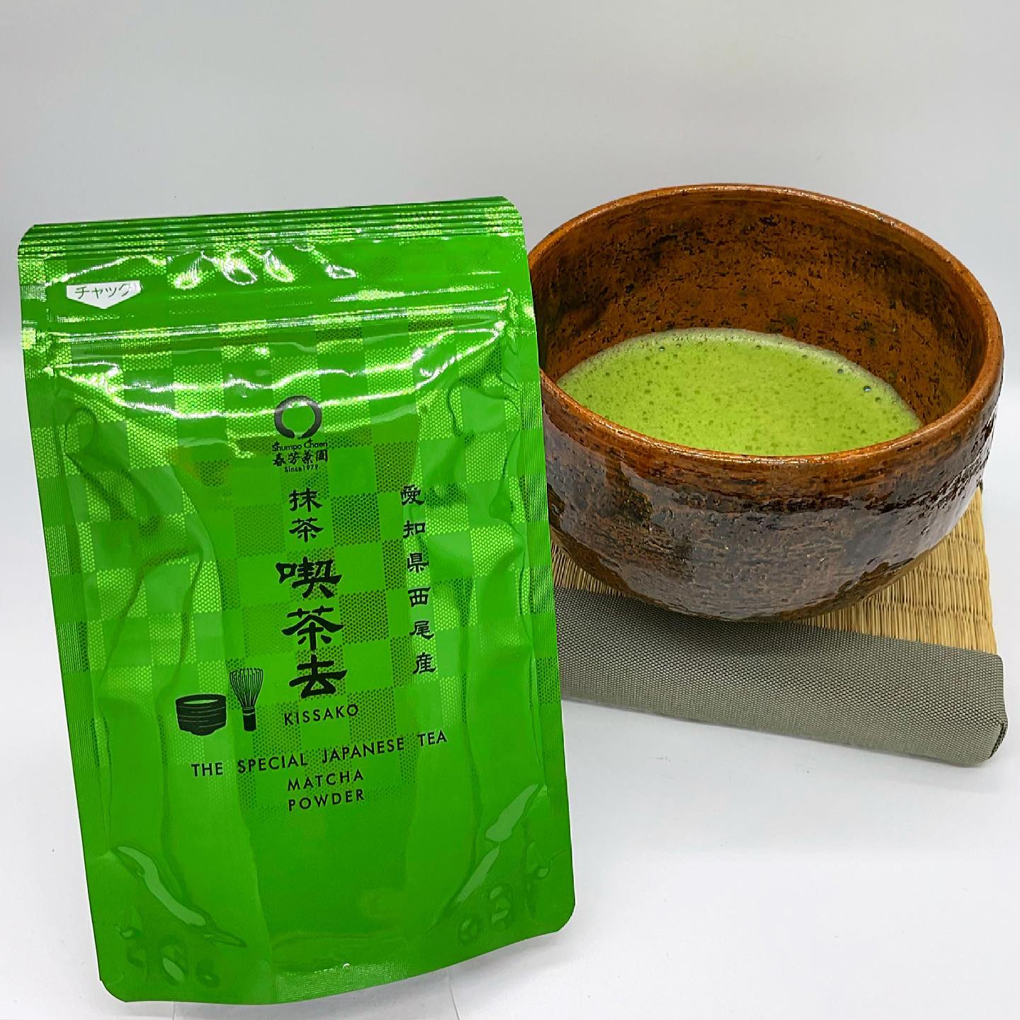 当店人気の抹茶が「抹茶はじめ」からお名前を変えてパッケージがリニューアルされましたどなたでもお気軽にお茶をどうぞ…という意味を込めまして　『喫茶去』と、なりました️本格抹茶をぜひご自宅でも週末はゆっくりと…お茶で癒されるひととき過ごしませんか