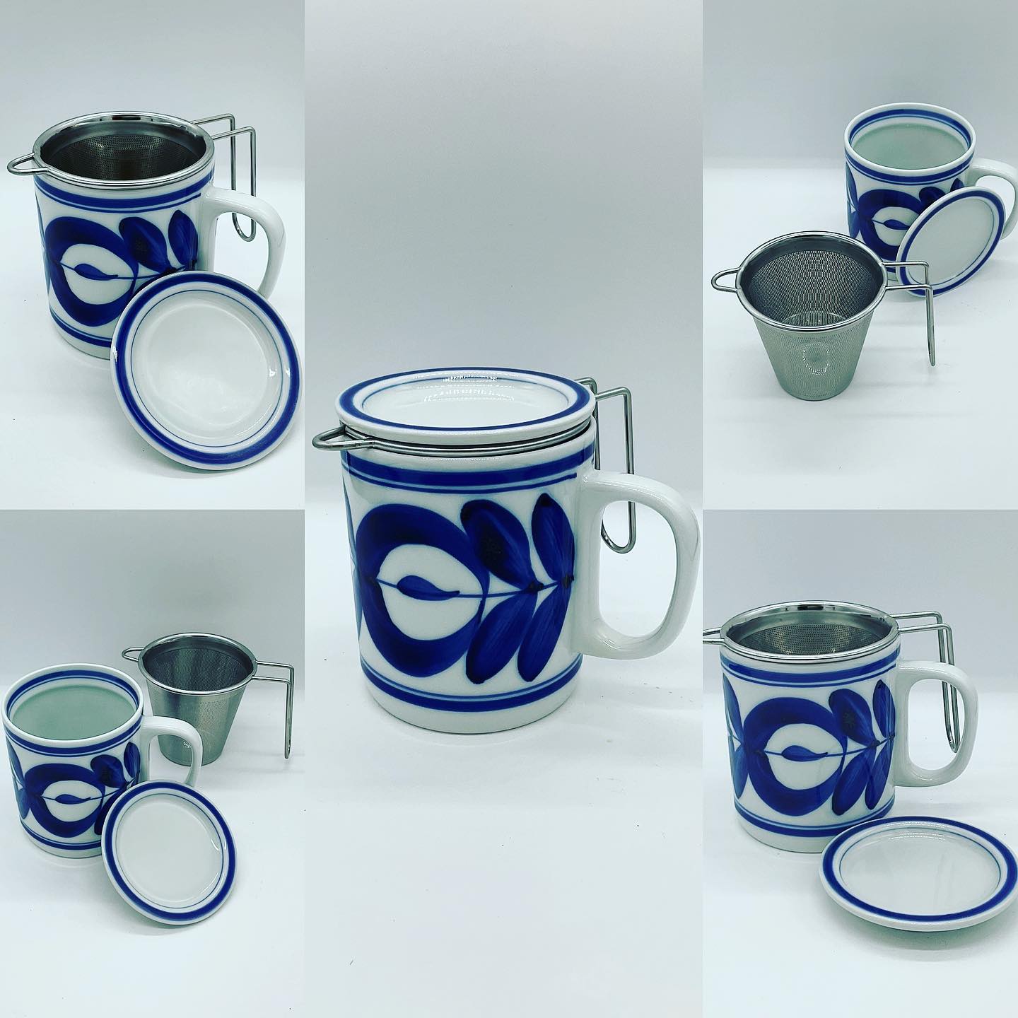 新商品入りましたこれ一つですぐにお茶が楽しめる🫖蓋つき茶こし付きマグカップです️お一人時間や、忙しい時にぴったり茶こしは網目の細かいパンチング加工がされている潰れにくいステンレス茶こしになっています️便利️簡単️すぐ飲める️モダンで素敵なデザインになっています